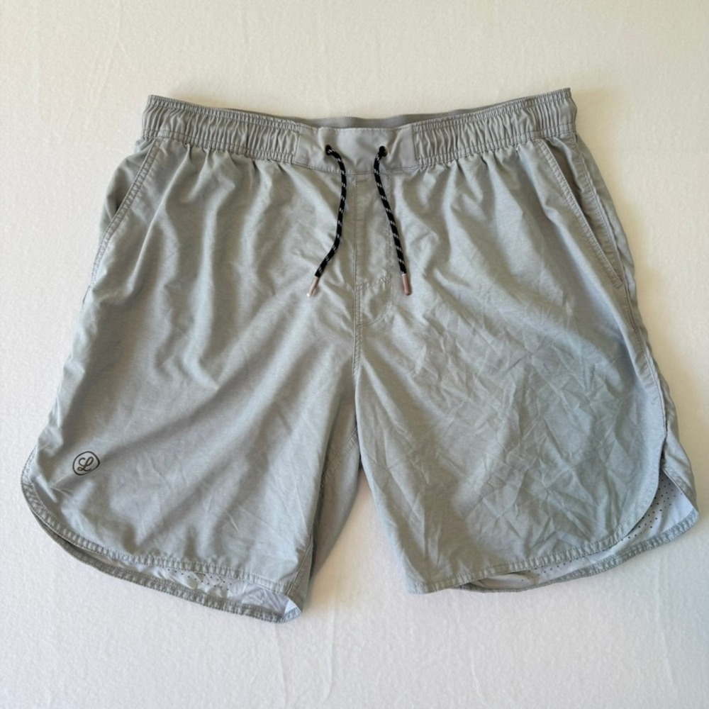Legends Luca Shorts 7" Inseam Unlined Grey Heather Athletic Training Mens XL